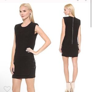IRO Black Buckle shift dress size 38